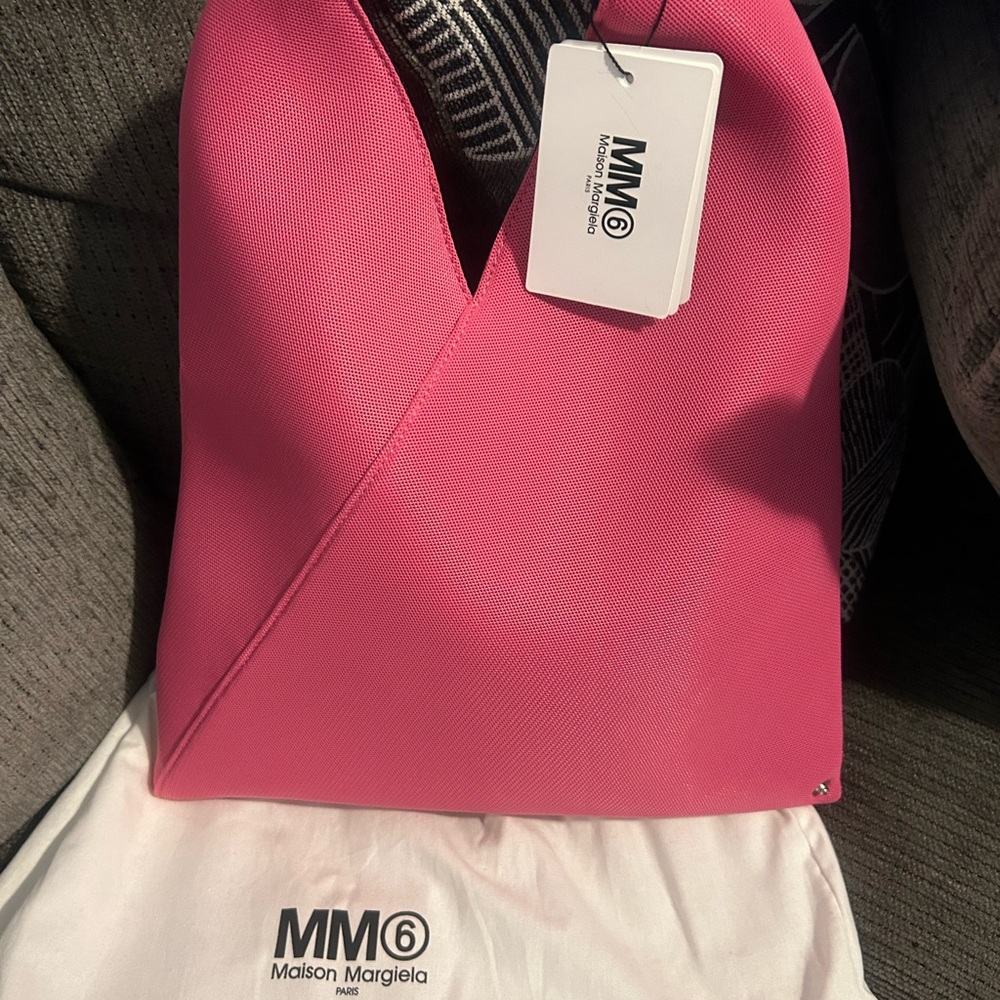 MM6 Maison Margiela Vibrant Pink Tote
